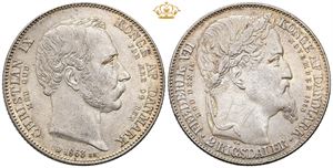 2 rigsdaler 1863 - Tronskiftespecie