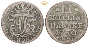 2 skilling 1750