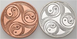 50 år 2021, "Still Standing" medaljesæt, kobber, sølv. (2)