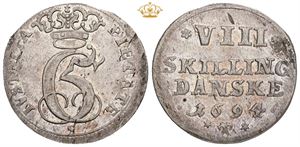 8 skilling 1694