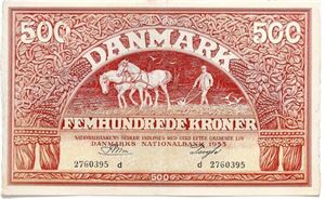 500 kr 1953 d