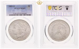 Dollar 1883 O - graded MS 65 by PCGS
