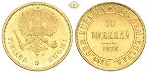 10 Markkaa 1878 S