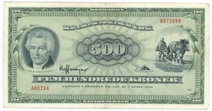 500 kroner 1967 A0