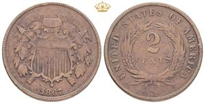 2 Cents 1867