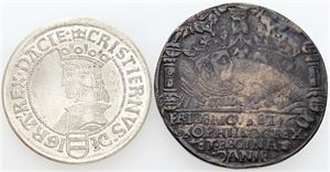 Skilling 1515; nobel / 1/2 sølvgylden 1532 - KOPIER