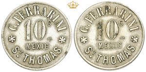 10 Cents u. år, G. Ferrarini