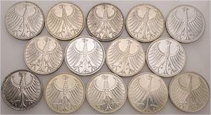 5 Mark 1951-1973, different. (14)
