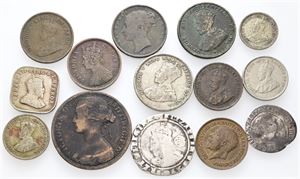 Collection, incl. Elizabeth Sixpence. (14)