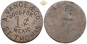 1 Cent, A. Vance & Co.