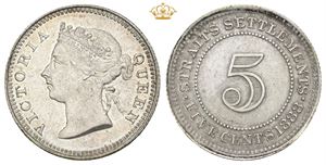 5 Cents 1888 - clashed dies error