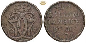 Skilling 1771 - C'er 'ruller'