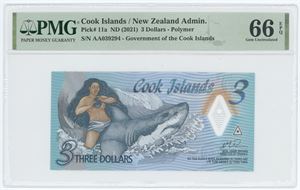 3 Dollars ND (2021), no. AA039294