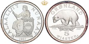 5 Piaster 1987 - i kapsel