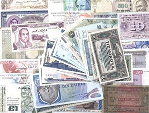 Collection banknotes, 50 pcs., mostly different. (50)