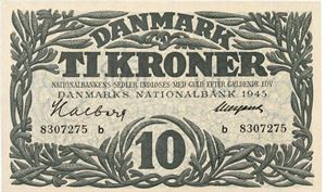 10 kr 1945 b