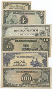 Collection, 6 pcs., all different. (6)