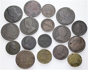 Collection, incl. William & Mary Penny 1694. (17)