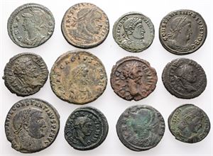 Collection of late Roman AE coins. (12)