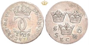 5 öre 1709