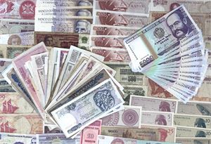 Collection banknotes, approx. 200 pcs., many different.