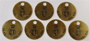 Kultegn, udenlandsk kul, 5-1000 kg. (7)