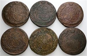 5 Kopecks 1767-1772 EM. (6)