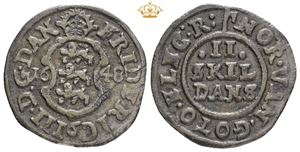 2 skilling 1648, Elec. R