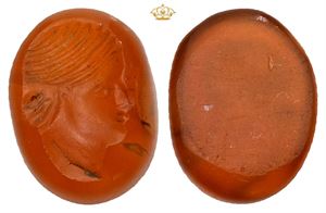 Signet stone with portrait