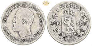 1 krone / 30 skilling 1875