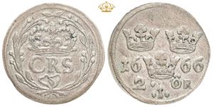 2 öre 1666