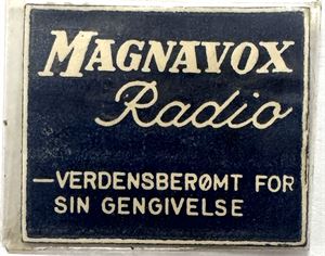 Magnavox Radio - Verdensberømt for sin gengivelse, frimærkepenge
