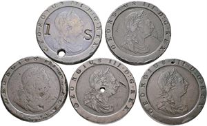 Collection of Twopence 1797, 6 pcs. (5)