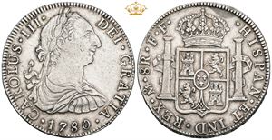 8 Reales 1780 Mo FF