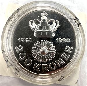 200 kroner 1990, Dronning Margrethes 50 års fødselsdag
