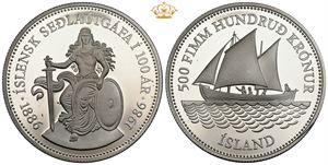 500 Krónur 1986 - in original box of issue