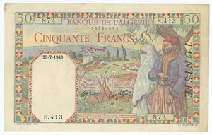 50 Francs 1940