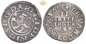 2 skilling 1663