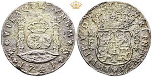 8 Reales 1741 Mo MF - probably from a shipwreck