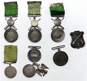 Skyttemedaljer, Ag. (7)