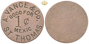 1 Cent, A. Vance & Co.