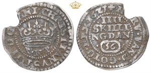 4 skilling 1621 - sjælden