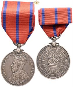 London Fire Brigade, coronation, 1911