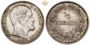 1/2 rigsdaler 1855