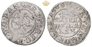 2 skilling 1668