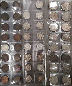 1, 5 and 10 Cents. (47)