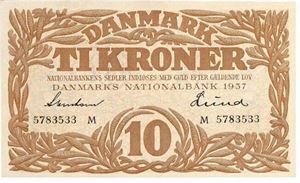 10 kroner 1937 M