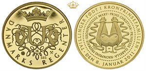 De kongelige tvillinger, 2011, Au (585/1000)