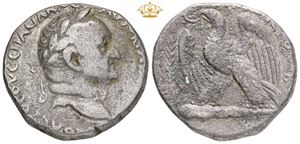 Tetradrachm, year 2 = 69-70 AD. This specimen is listed in RPC II page 282 as Sc