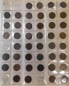 Samling årgangsmønter. (350)